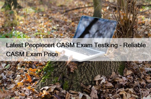 Latest Peoplecert CASM Exam Testking - Reliable CASM Exam Price
