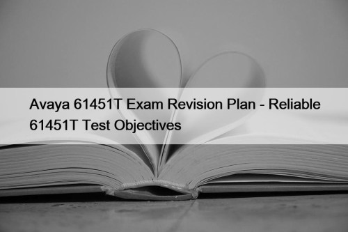 Avaya 61451T Exam Revision Plan - Reliable 61451T Test Objectives